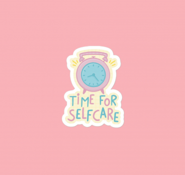 "Time for Self-Care" Vinyl Sticker