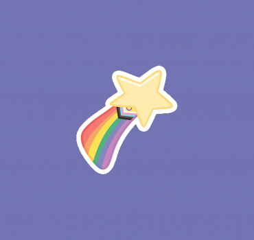 LGBTQ+ Identity Star 3″ Magnet