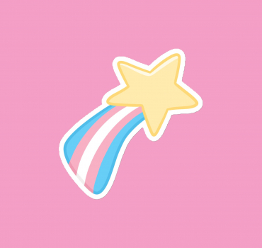Transgender LGBTQ+ Identity Star 3" Magnet