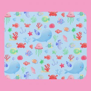 Under The Sea Illustration Mouse pad